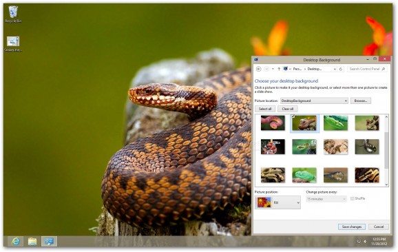 Snakes Theme screenshot