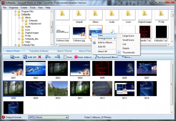 Socusoft Photo to Video Converter Professional screenshot
