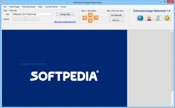 Sofonesia Image Watermark screenshot