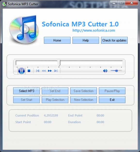 Sofonica MP3 Cutter screenshot