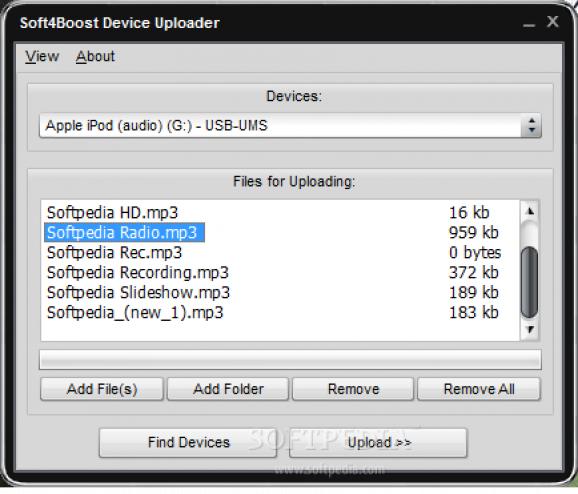 Soft4Boost Device Uploader screenshot