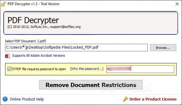 PDF Decrypter screenshot