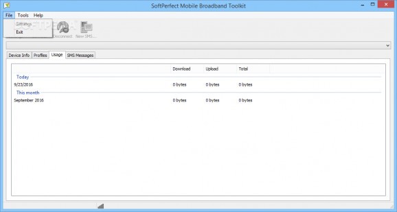SoftPerfect Mobile Broadband Toolkit Portable screenshot