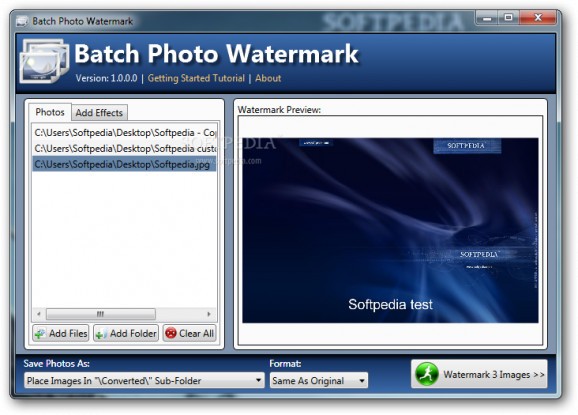 Batch Photo Watermark screenshot