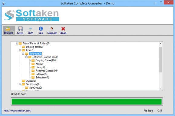 Softaken Complete Converter for OST / PST screenshot