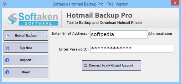 Softaken Hotmail Backup Pro screenshot
