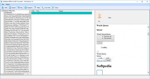 Softaken MBOX to NSF Converter screenshot