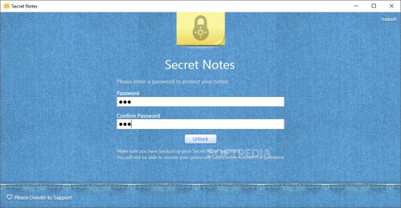 Secret Notes screenshot