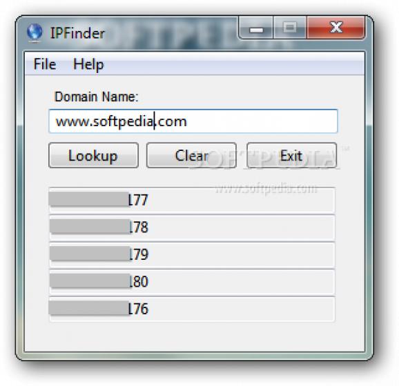 IPFinder screenshot