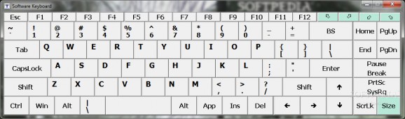 Panasonic Software Keyboard screenshot
