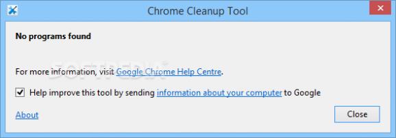 Chrome Cleanup Tool screenshot