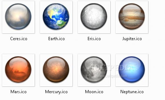Solar System Icons screenshot