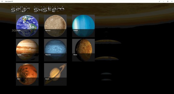 Solar System RT for Windows 10/8.1 screenshot