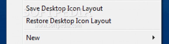 Solway's Desktop Icon Layout Saver screenshot