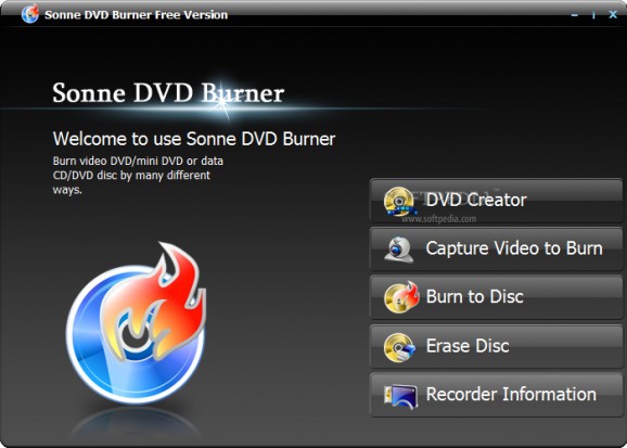 Sonne DVD Burner screenshot