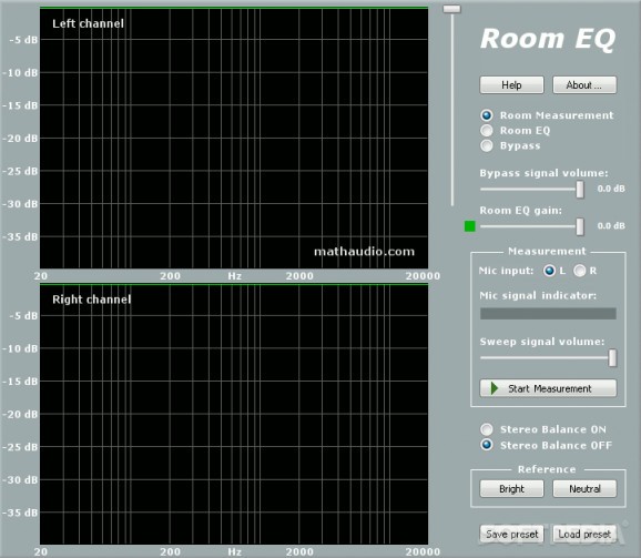 MathAudio Room EQ VST screenshot