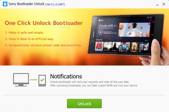 Sony Bootloader Unlock screenshot
