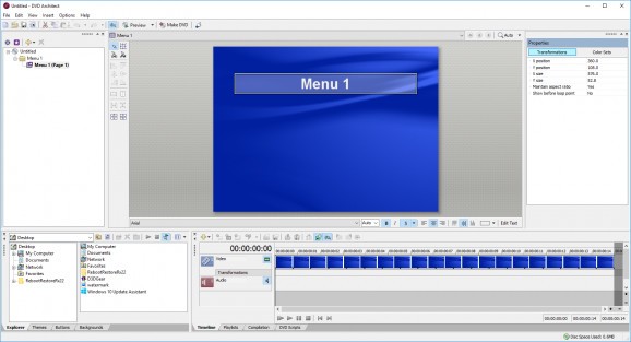 VEGAS DVD Architect screenshot
