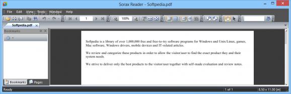 Sorax Reader screenshot