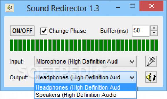 Sound Redirector screenshot