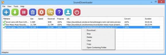 SoundDownloader screenshot