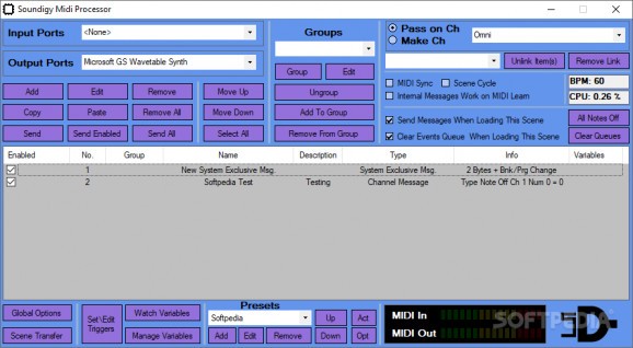 Soundigy Midi Processor screenshot