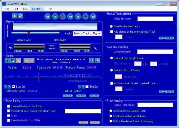 Soundwax Editor screenshot