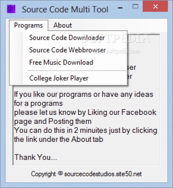 Source Code Multi Tool screenshot