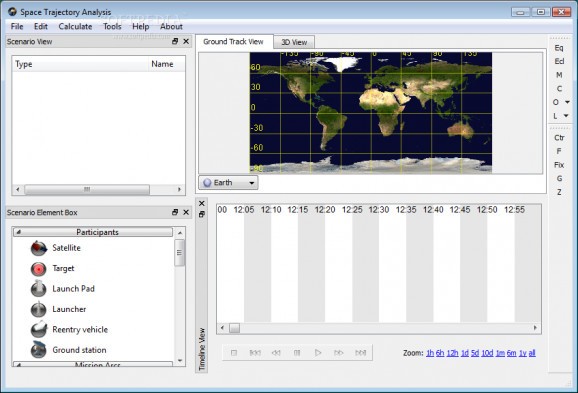 Space Trajectory Analysis screenshot