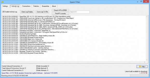 SpamFilter for ISP screenshot