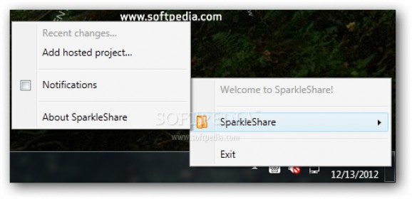SparkleShare screenshot