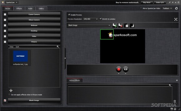 SparkoCam screenshot
