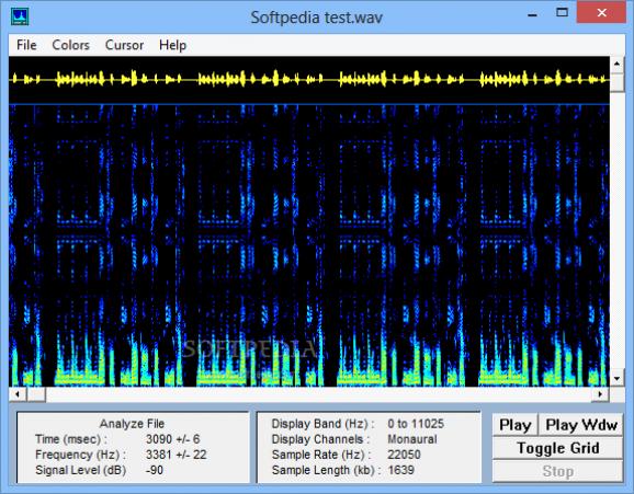 Spectrogram screenshot