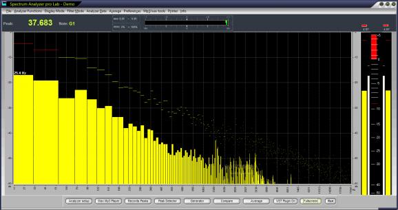 Spectrum Analyzer pro Lab screenshot