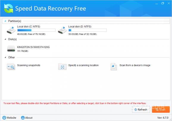 Speed Data Recovery Free screenshot