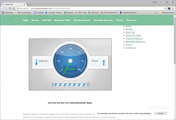 Speed Test Internet screenshot