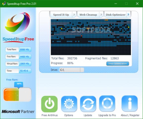 SpeedItup Free Pro screenshot