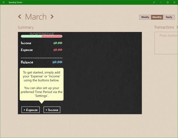 Spending Tracker screenshot