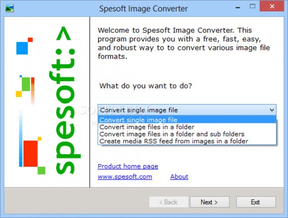Spesoft Image Converter screenshot