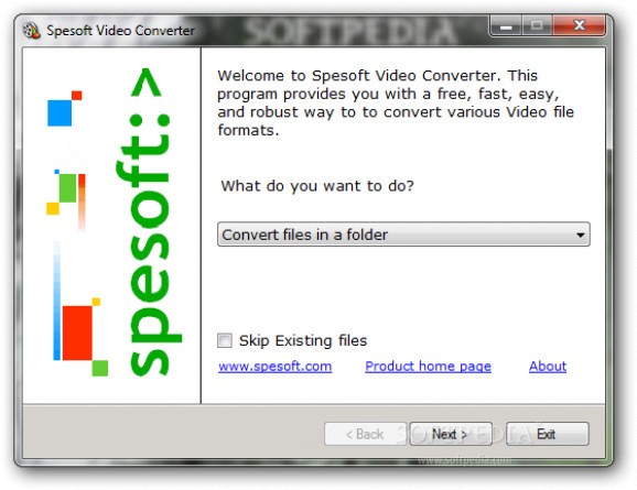 Spesoft Video Converter screenshot