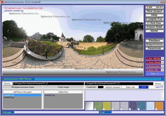 Spherical Panorama SP_SC Converter screenshot