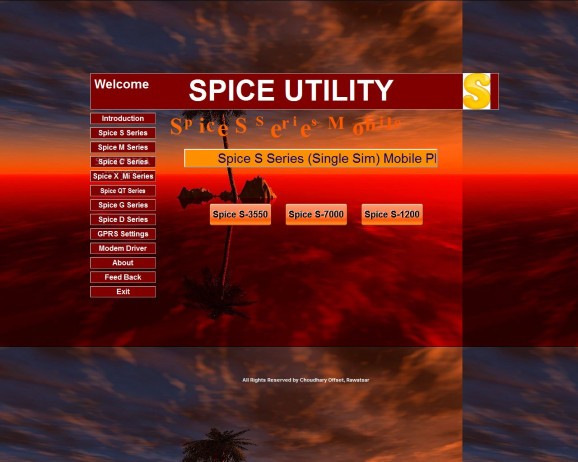 Spice Utility screenshot