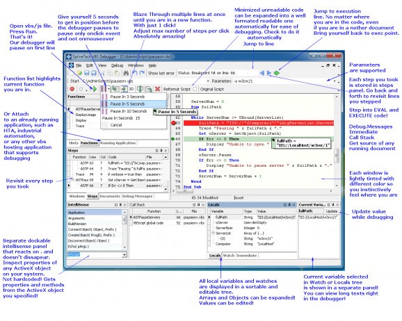 SplineTech VBS Debugger screenshot
