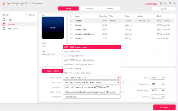 SpotiKeep Apple Music Converter screenshot