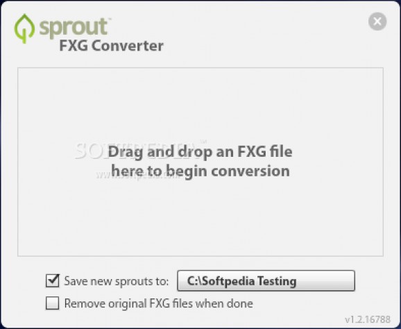 Sprout FXG Converter screenshot