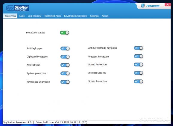 SpyShelter Anti-Keylogger Premium screenshot