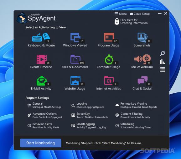 SpyAgent screenshot