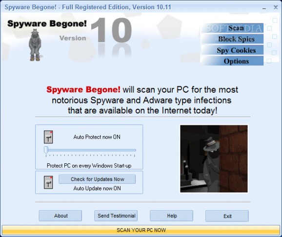 Spyware Begone screenshot