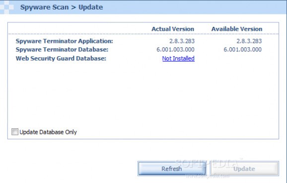 Spyware Terminator Database Update screenshot