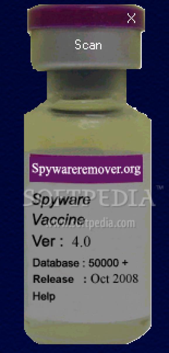 Spyware Vaccine screenshot